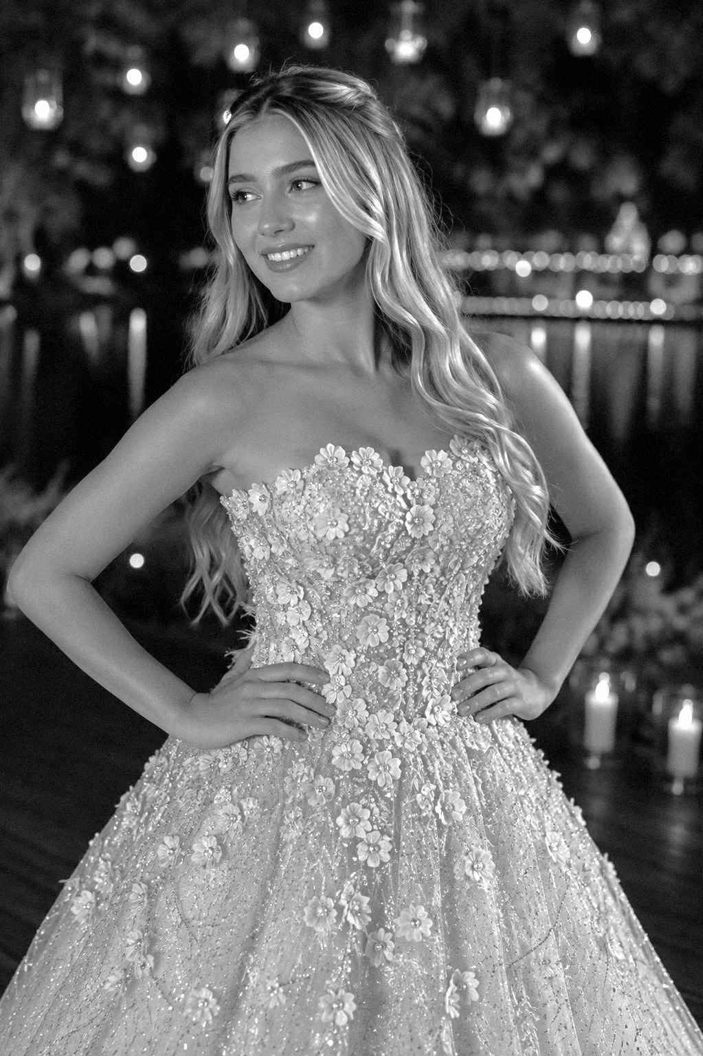 Debutante do Fabiana Baú Atelier em vestido bordado